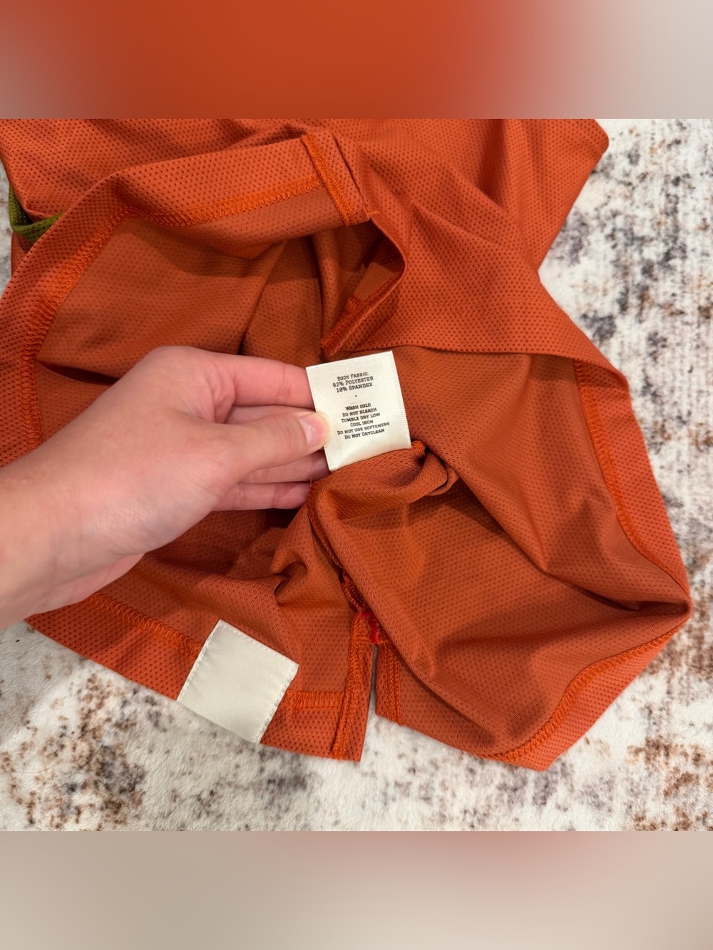Tracksmith, Running Tank Top and Shorts Set, Orange | Women’s Small - Picture 5 of 13